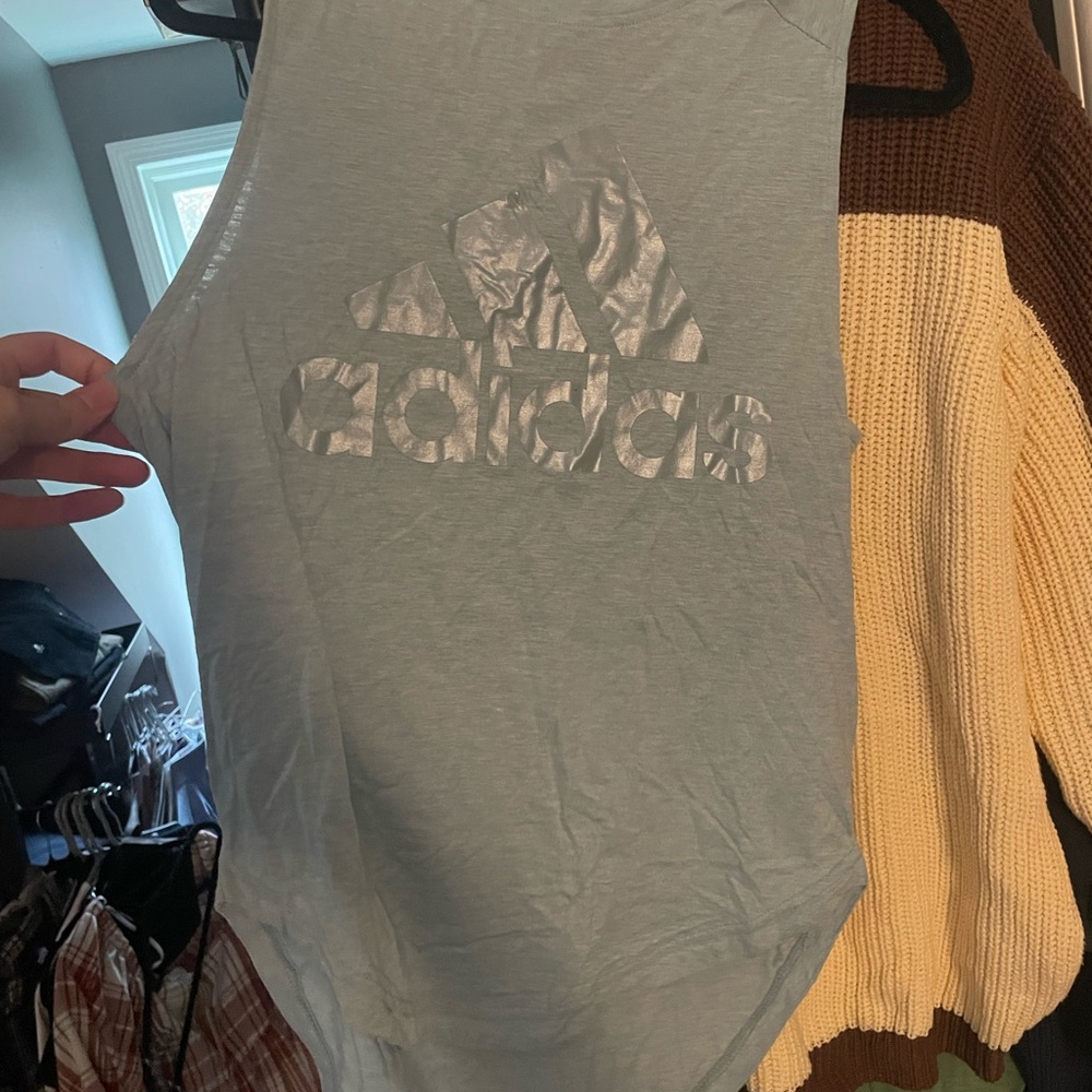 Adidas Light baby blue Tee
